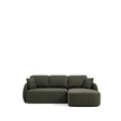 3-Sitzer-Bettsofa Laira in dunkelgrüner Chenille und Chaiselongue rechts, 246 cm, FSC Mix Credit von Kave Home – Bild 5