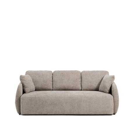 3-Sitzer-Bettsofa Laira in taupefarbener Chenille, 218 cm, FSC Mix Credit von Kave Home – Produktbild 1