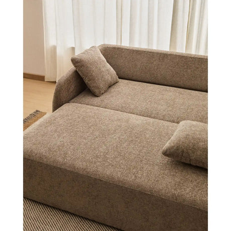 3-Sitzer-Bettsofa Laira in taupefarbener Chenille, 218 cm, FSC Mix Credit von Kave Home – Produktbild 2