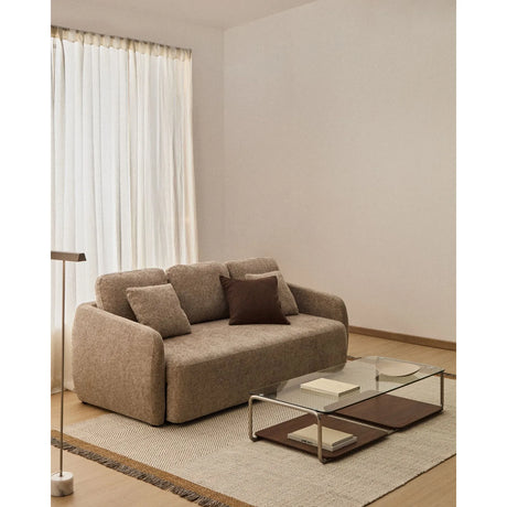 3-Sitzer-Bettsofa Laira in taupefarbener Chenille, 218 cm, FSC Mix Credit von Kave Home – Produktbild 3