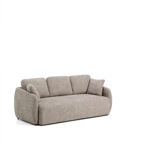3-Sitzer-Bettsofa Laira in taupefarbener Chenille, 218 cm, FSC Mix Credit von Kave Home – Produktbild 6