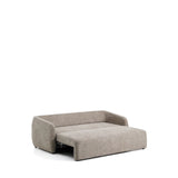 3-Sitzer-Bettsofa Laira in taupefarbener Chenille, 218 cm, FSC Mix Credit von Kave Home – Produktbild 8