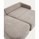 3-Sitzer-Bettsofa Laira in taupefarbener Chenille und Chaiselongue links, 246 cm, FSC Mix Credit von Kave Home – Produktbild 10