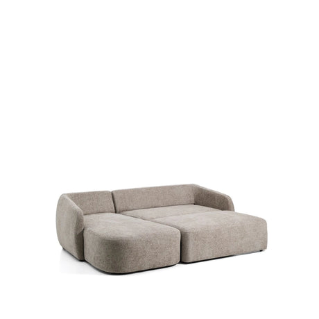3-Sitzer-Bettsofa Laira in taupefarbener Chenille und Chaiselongue links, 246 cm, FSC Mix Credit von Kave Home – Produktbild 8