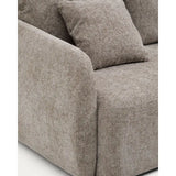 3-Sitzer-Bettsofa Laira in taupefarbener Chenille und Chaiselongue rechts, 246 cm, FSC Mix Credit von Kave Home – Produktbild 10