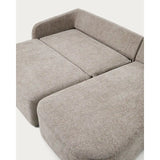 3-Sitzer-Bettsofa Laira in taupefarbener Chenille und Chaiselongue rechts, 246 cm, FSC Mix Credit von Kave Home – Produktbild 11
