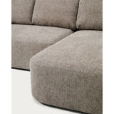 3-Sitzer-Bettsofa Laira in taupefarbener Chenille und Chaiselongue rechts, 246 cm, FSC Mix Credit von Kave Home – Produktbild 9