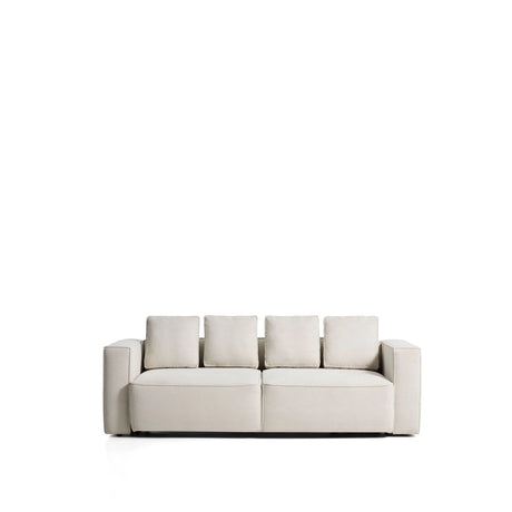 3-Sitzer Bettsofa Marela in beiger Chenille, 236 cm, FSC Mix Credit von Kave Home – Bild 1