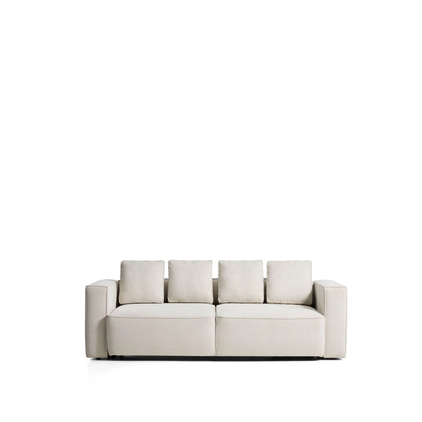 3-Sitzer Bettsofa Marela in beiger Chenille, 236 cm, FSC Mix Credit von Kave Home – Bild 1
