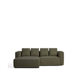 3-Sitzer-Bettsofa Marela mit Chaiselongue links in Grün, 236 cm, FSC Mix Credit von Kave Home – Bild 1