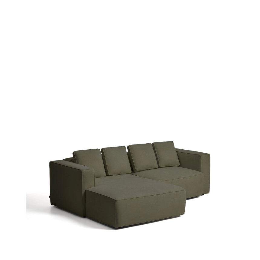 3-Sitzer-Bettsofa Marela mit Chaiselongue links in Grün, 236 cm, FSC Mix Credit von Kave Home – Bild 3