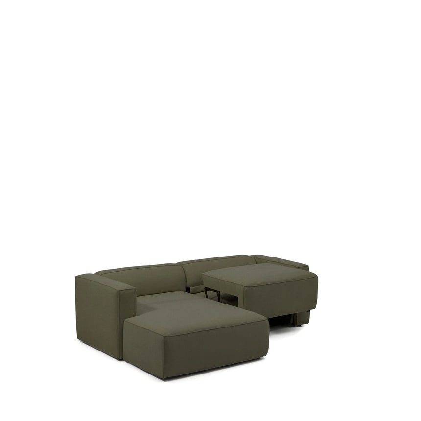 3-Sitzer-Bettsofa Marela mit Chaiselongue links in Grün, 236 cm, FSC Mix Credit von Kave Home – Bild 6