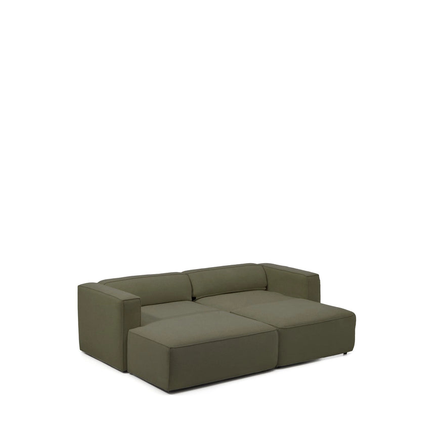 3-Sitzer-Bettsofa Marela mit Chaiselongue links in Grün, 236 cm, FSC Mix Credit von Kave Home – Bild 8