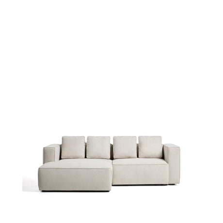 3-Sitzer Bettsofa Marela mit Chaiselongue links in beiger Chenille, 236 cm, FSC Mix Credit von Kave Home – Bild 1