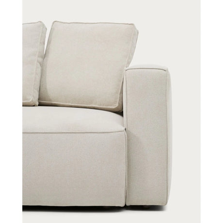 3-Sitzer Bettsofa Marela mit Chaiselongue links in beiger Chenille, 236 cm, FSC Mix Credit von Kave Home – Bild 14