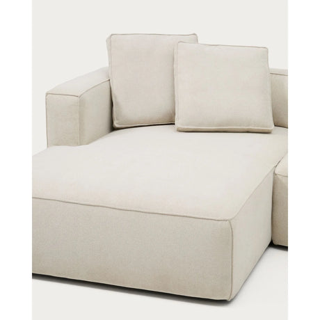 3-Sitzer Bettsofa Marela mit Chaiselongue links in beiger Chenille, 236 cm, FSC Mix Credit von Kave Home – Bild 15
