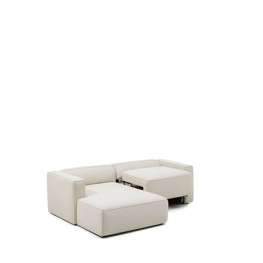 3-Sitzer Bettsofa Marela mit Chaiselongue links in beiger Chenille, 236 cm, FSC Mix Credit von Kave Home – Bild 9