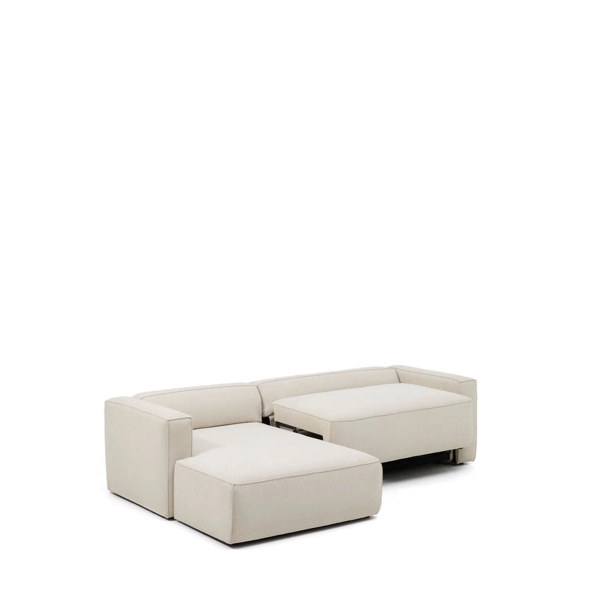 3-Sitzer Bettsofa Marela mit Chaiselongue links in beiger Chenille, 276 cm, FSC Mix Credit von Kave Home – Bild 8