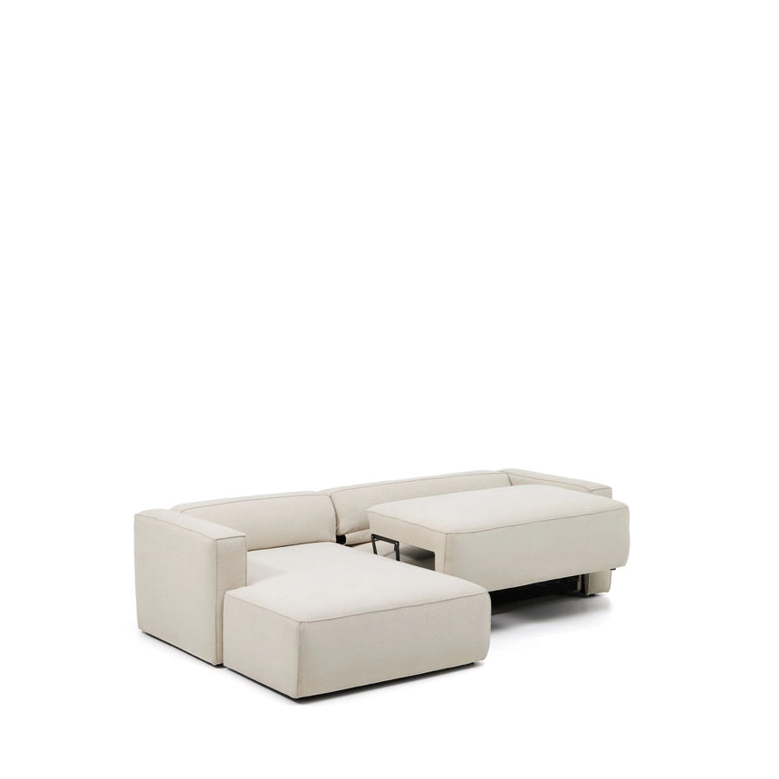 3-Sitzer Bettsofa Marela mit Chaiselongue links in beiger Chenille, 276 cm, FSC Mix Credit von Kave Home – Bild 9