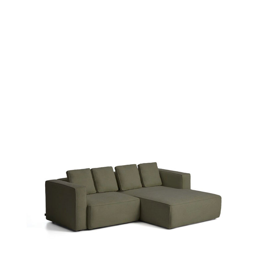 3-Sitzer-Bettsofa Marela mit Chaiselongue rechts in Grün, 236 cm, FSC Mix Credit von Kave Home – Bild 3