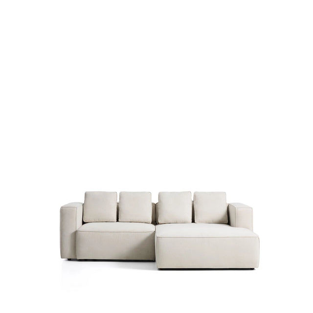 3-Sitzer Bettsofa Marela mit Chaiselongue rechts in beiger Chenille, 236 cm, FSC Mix Credit von Kave Home – Bild 1