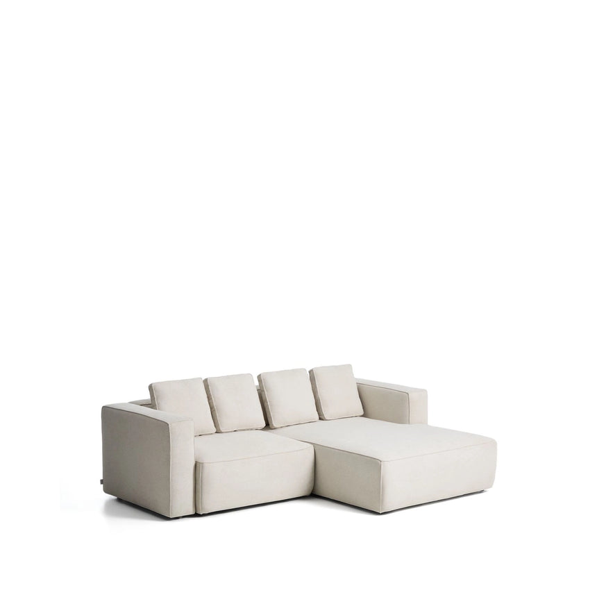 3-Sitzer Bettsofa Marela mit Chaiselongue rechts in beiger Chenille, 236 cm, FSC Mix Credit von Kave Home – Bild 6