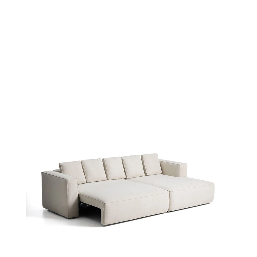 3-Sitzer Bettsofa Marela mit Chaiselongue rechts in beiger Chenille, 276 cm, FSC Mix Credit von Kave Home – Bild 7