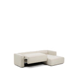3-Sitzer Bettsofa Marela mit Chaiselongue rechts in beiger Chenille, 276 cm, FSC Mix Credit von Kave Home – Bild 9