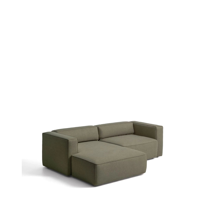 3-Sitzer-Bettsofa Marela mit aufklappbarer Chaiselongue links in Grün, 236 cm, FSC Mix Credit von Kave Home – Bild 5