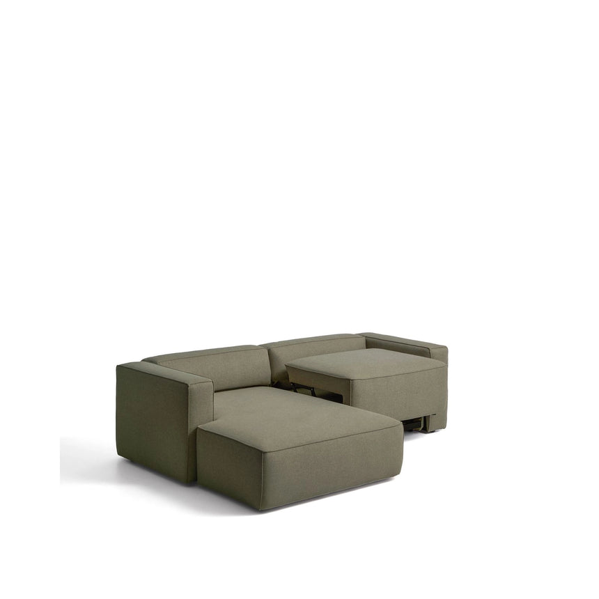3-Sitzer-Bettsofa Marela mit aufklappbarer Chaiselongue links in Grün, 236 cm, FSC Mix Credit von Kave Home – Bild 6