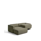 3-Sitzer-Bettsofa Marela mit aufklappbarer Chaiselongue links in Grün, 236 cm, FSC Mix Credit von Kave Home – Bild 7