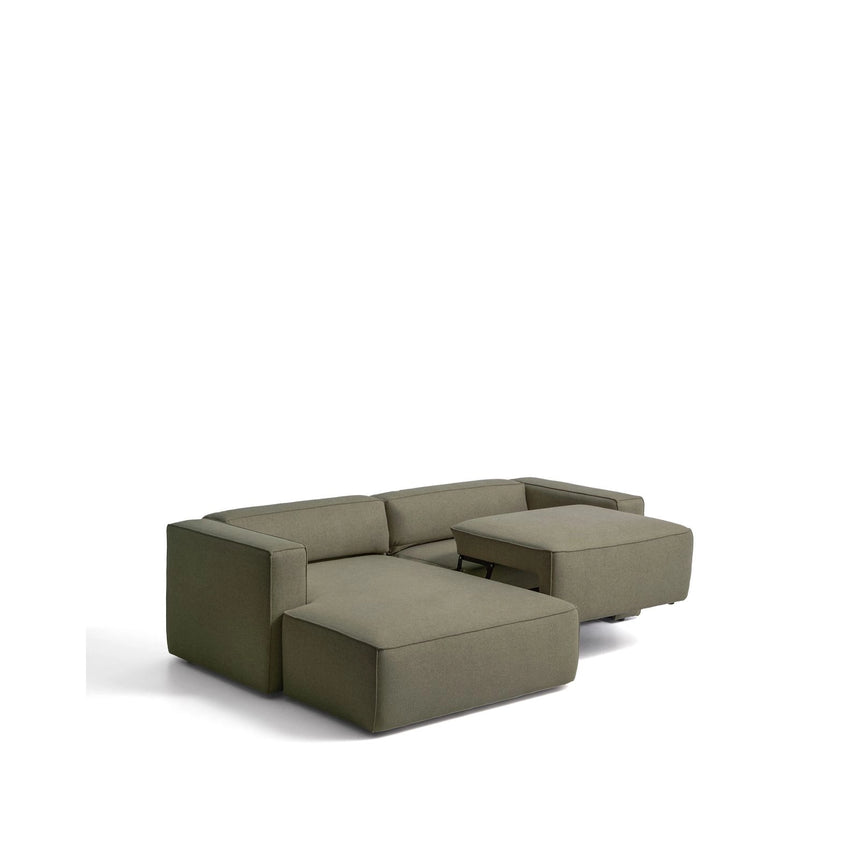 3-Sitzer-Bettsofa Marela mit aufklappbarer Chaiselongue links in Grün, 236 cm, FSC Mix Credit von Kave Home – Bild 8