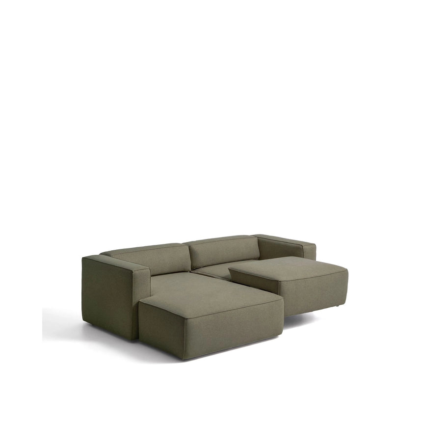 3-Sitzer-Bettsofa Marela mit aufklappbarer Chaiselongue links in Grün, 236 cm, FSC Mix Credit von Kave Home – Bild 9