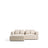 3-Sitzer-Bettsofa Marela mit aufklappbarer Chaiselongue links in Écru, 236 cm, FSC Mix Credit von Kave Home – Bild 1