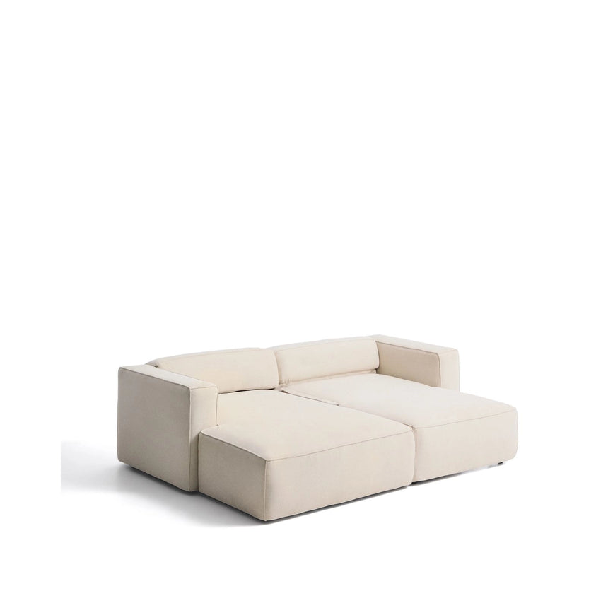 3-Sitzer-Bettsofa Marela mit aufklappbarer Chaiselongue links in Écru, 236 cm, FSC Mix Credit von Kave Home – Bild 10