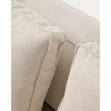 3-Sitzer-Bettsofa Marela mit aufklappbarer Chaiselongue links in Écru, 236 cm, FSC Mix Credit von Kave Home – Bild 14