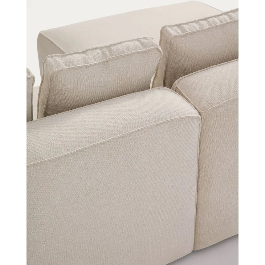 3-Sitzer-Bettsofa Marela mit aufklappbarer Chaiselongue links in Écru, 236 cm, FSC Mix Credit von Kave Home – Bild 16
