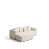 3-Sitzer-Bettsofa Marela mit aufklappbarer Chaiselongue links in Écru, 236 cm, FSC Mix Credit von Kave Home – Bild 3