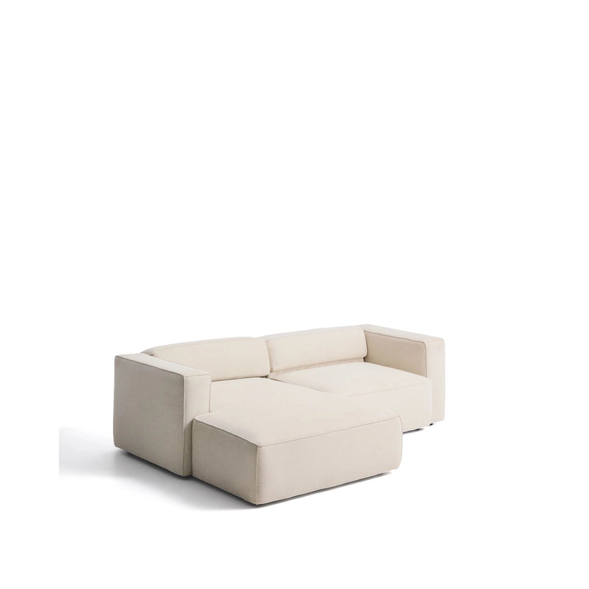 3-Sitzer-Bettsofa Marela mit aufklappbarer Chaiselongue links in Écru, 236 cm, FSC Mix Credit von Kave Home – Bild 5