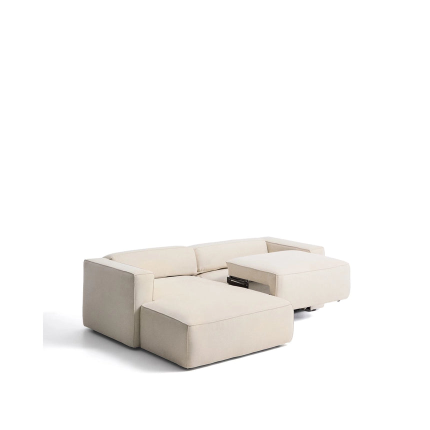 3-Sitzer-Bettsofa Marela mit aufklappbarer Chaiselongue links in Écru, 236 cm, FSC Mix Credit von Kave Home – Bild 8