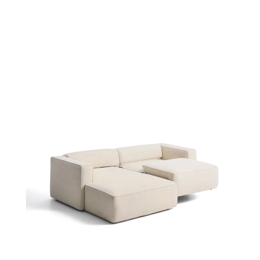 3-Sitzer-Bettsofa Marela mit aufklappbarer Chaiselongue links in Écru, 236 cm, FSC Mix Credit von Kave Home – Bild 9