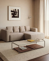 3-Sitzer-Bettsofa Marela mit aufklappbarer Chaiselongue rechts, 236 cm, FSC Mix Credit von Kave Home – Bild 2