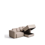 3-Sitzer-Bettsofa Marela mit aufklappbarer Chaiselongue rechts, 236 cm, FSC Mix Credit von Kave Home – Bild 3