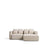 3-Sitzer-Bettsofa Marela mit aufklappbarer Chaiselongue rechts in Ecru, 236 cm, FSC Mix Credit von Kave Home – Bild 1