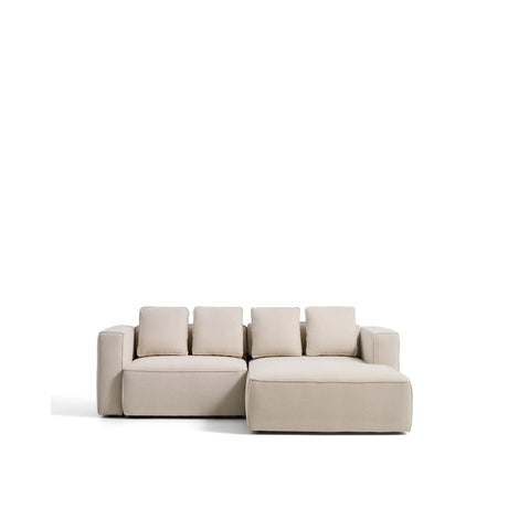 3-Sitzer-Bettsofa Marela mit aufklappbarer Chaiselongue rechts in Ecru, 236 cm, FSC Mix Credit von Kave Home – Bild 1