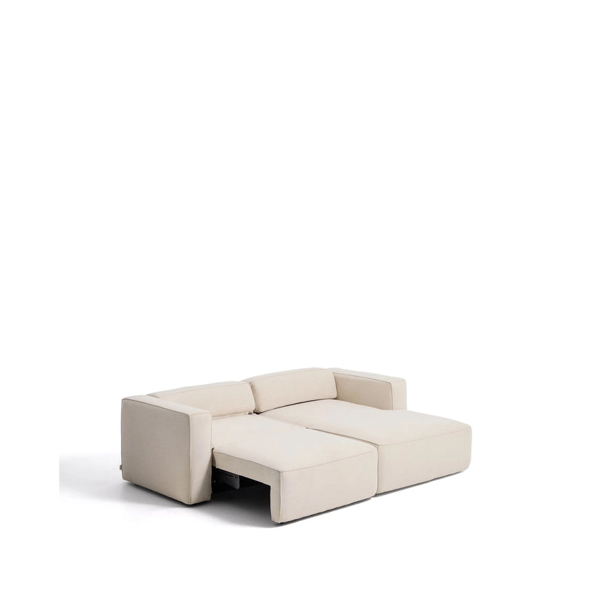 3-Sitzer-Bettsofa Marela mit aufklappbarer Chaiselongue rechts in Ecru, 236 cm, FSC Mix Credit von Kave Home – Bild 10