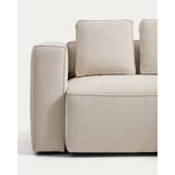 3-Sitzer-Bettsofa Marela mit aufklappbarer Chaiselongue rechts in Ecru, 236 cm, FSC Mix Credit von Kave Home – Bild 12