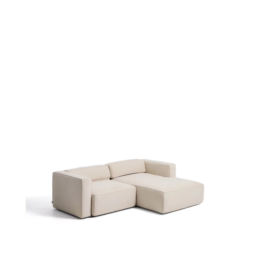 3-Sitzer-Bettsofa Marela mit aufklappbarer Chaiselongue rechts in Ecru, 236 cm, FSC Mix Credit von Kave Home – Bild 5