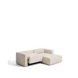 3-Sitzer-Bettsofa Marela mit aufklappbarer Chaiselongue rechts in Ecru, 236 cm, FSC Mix Credit von Kave Home – Bild 6