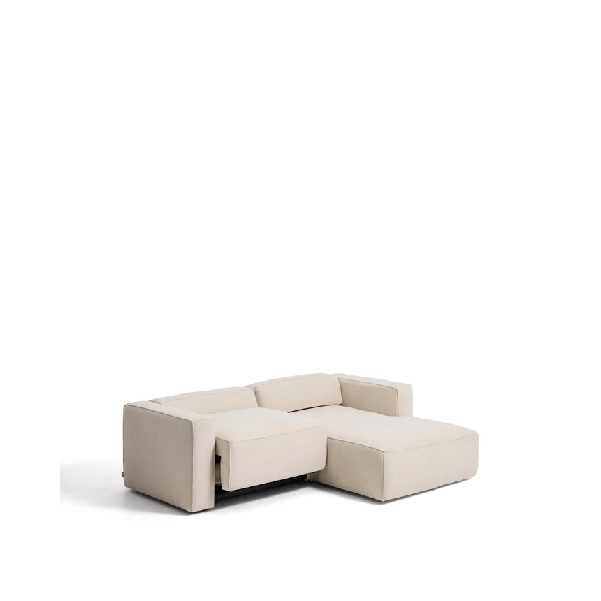 3-Sitzer-Bettsofa Marela mit aufklappbarer Chaiselongue rechts in Ecru, 236 cm, FSC Mix Credit von Kave Home – Bild 6